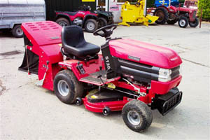 Countax Ride-On mowers available with powered grass collector  from Â£2821.00 inc VAT
